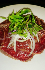 エゾ鹿肉のたたき